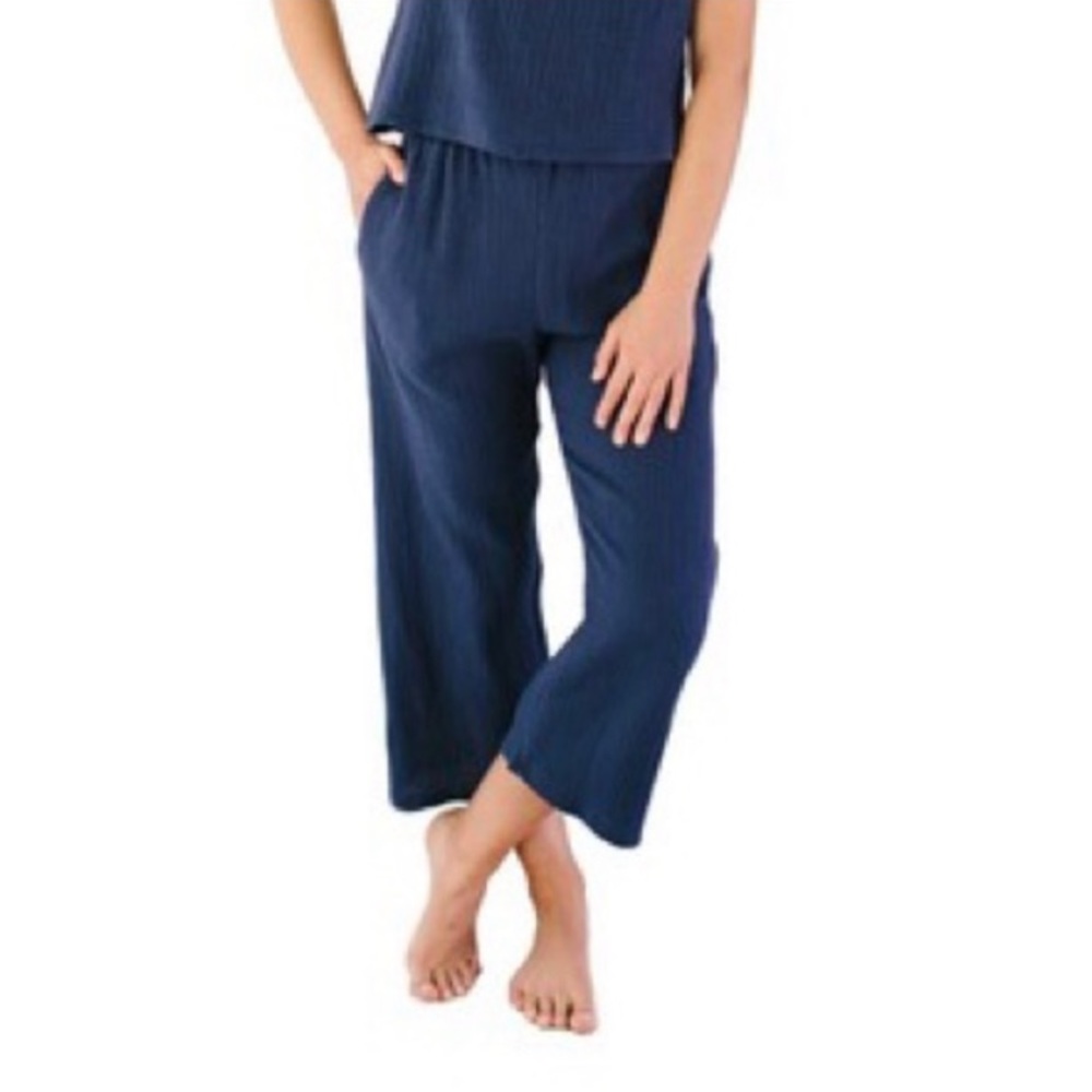 NWOT, Smash + Tess Hamptons Crop Pant, Billy Jean Blue